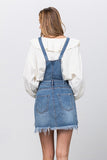 Distressed Overall Dress