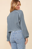 Dusty Teal Top