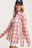 Multi pink Button Down