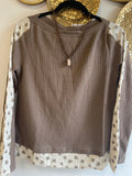 Mocha Waffle Knit