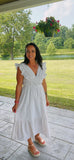 Natural Stripe Maxie Dress