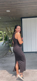 Sleeveless Buckle Dress