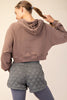 Cropped Sweatshirt /Smoky Brown