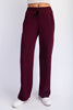 Wine Soft Scuba Pants