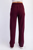 Wine Soft Scuba Pants