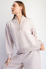 Cream v-Neck Sweatshirt