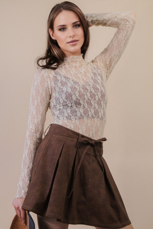 Champagne Lace Shirt