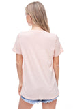 wild Flowers T-Shirt/Peach