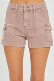 HIGH RISE  SHORTS/Mauve