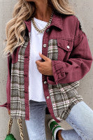 Plaid Denim Shacket