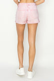 Acid washed Pink Shorts