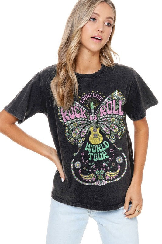 T-Shirt Black Rock An Roll