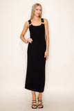 Sleeveless Buckle Dress