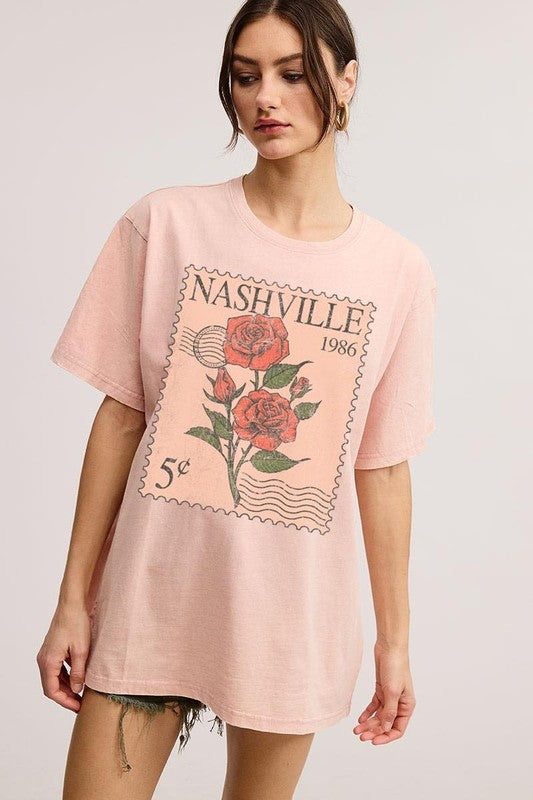 T-Shirt Nashville Stamp