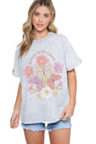 Bloom T-Shirt \ Grey Denim