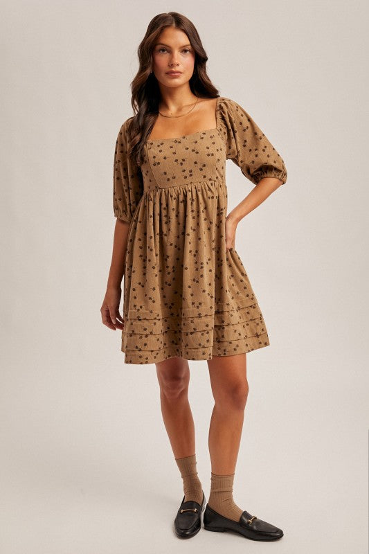 Fall Floral Dress