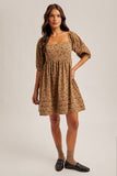 Fall Floral Dress