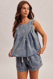 Bow Detail Tank Top