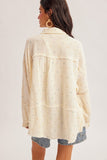 Polkadot Lace Detail Shirt