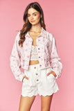 Pink Floral Jacket