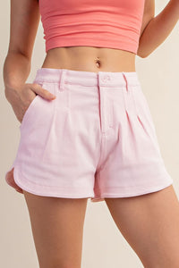 pink shorts