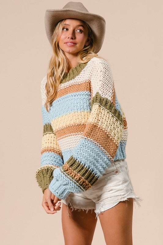 Multi color sweater