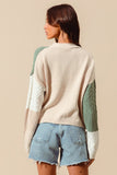 Color Block Cardigan