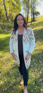 Chevron Cardigan