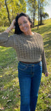 Open Weave Sweater.