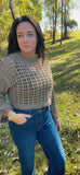 Open Weave Sweater.