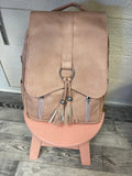 Pink Multifunction Casual Backpack