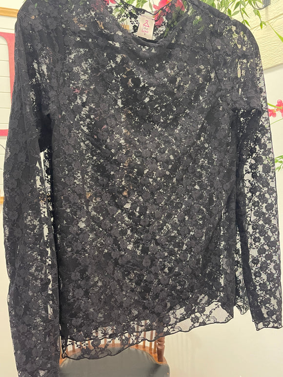 Black Lace Top