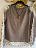 Mocha Waffle Knit