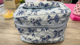 Blue Ribbon Makeup Bag