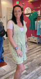 Sage Denim Romper