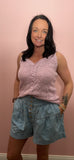 Elastic Waist Shorts