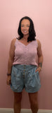 Elastic Waist Shorts