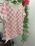 Pink Checkered Shirt