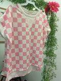 Pink Checkered Shirt