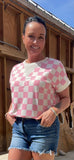 Pink Checkered Shirt