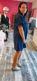 Navy Shift Dress