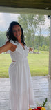 Natural Stripe Maxie Dress