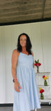 Blue Sleeveless Dress