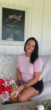 Pink Knitt Top