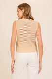 Beige Sweater Vest
