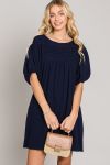 Navy Shift Dress