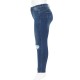 PUSH-UP HIGH RISE ANKLE SKINNY WITH TURNED CUFFS/Medium Wash